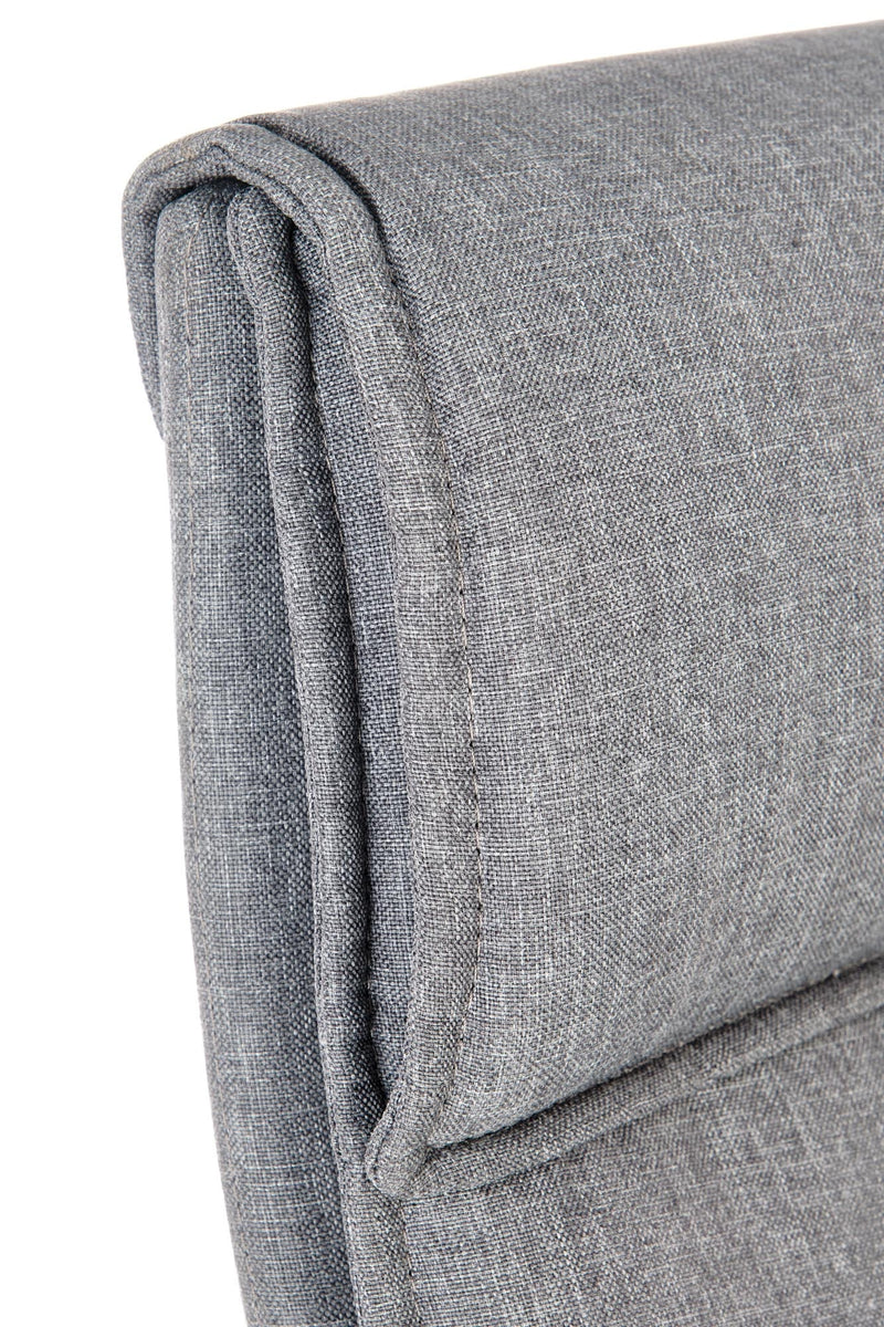 Scaun de birou ergonomic tapitat cu stofa, Pierra Gri / Negru, l63xA70xH113-123 cm (8)