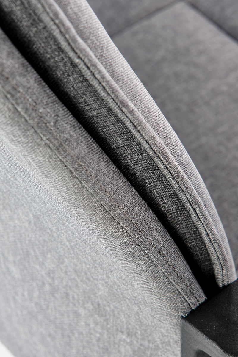 Scaun de birou ergonomic tapitat cu stofa, Pierra Gri / Negru, l63xA70xH113-123 cm (6)