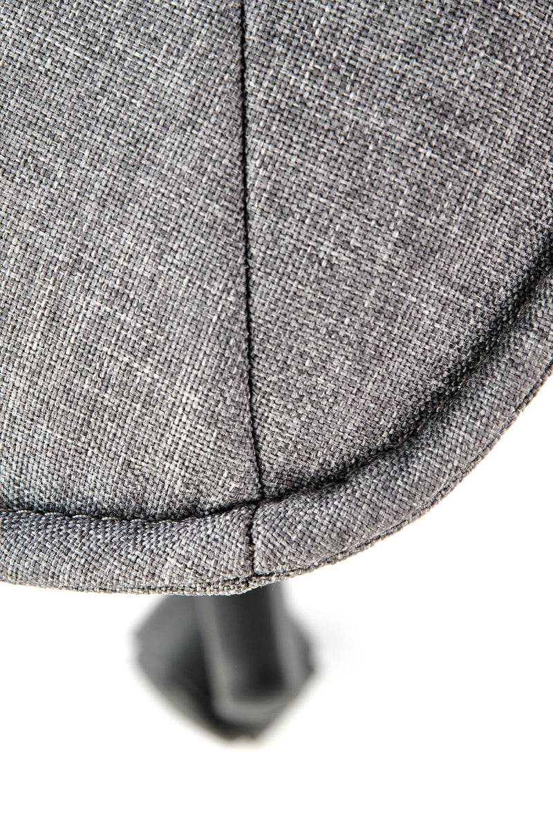 Scaun de birou ergonomic tapitat cu stofa, Pierra Gri / Negru, l63xA70xH113-123 cm (9)