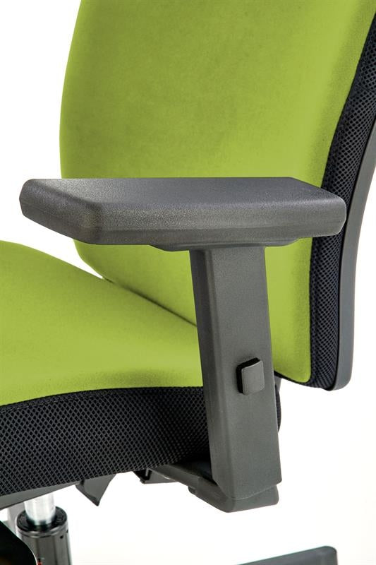 Scaun de birou ergonomic tapitat cu stofa, Pontus Verde / Negru, l68xA65xH93-108 cm (11)