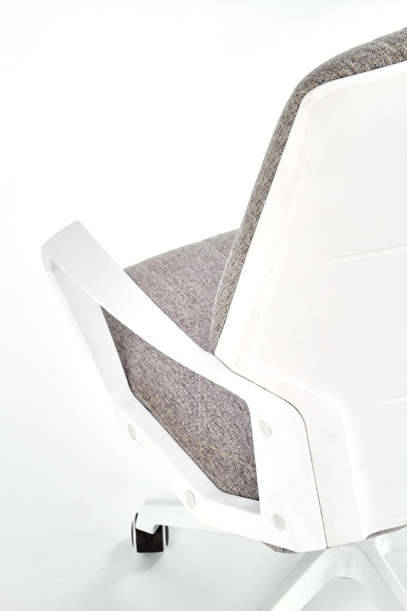 Scaun de birou ergonomic, tapitat cu stofa Skott 2 Gri, l58xA59xH98-104 cm (8)