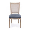 Set 2 scaune din lemn de frasin, cu sezut tapitat cu stofa Liliane Bleumarin, l48xA65xH96 cm (1)