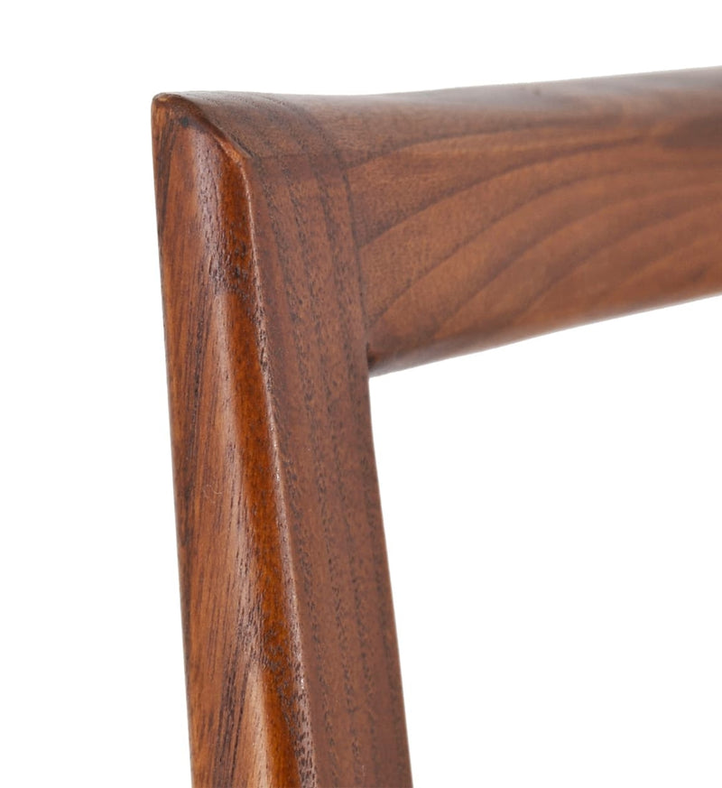 Scaun din lemn tapitat cu stofa, Kate Plus Ivoir / Nuc, l53xA47xH95 cm (3)