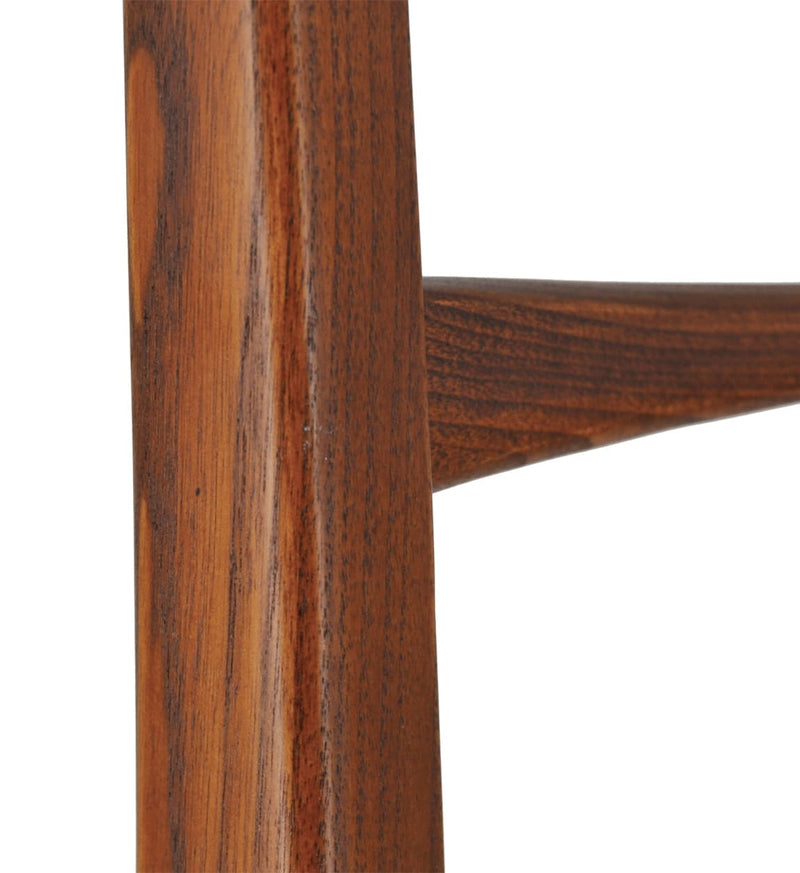 Scaun din lemn tapitat cu stofa, Kate Plus Ivoir / Nuc, l53xA47xH95 cm (4)