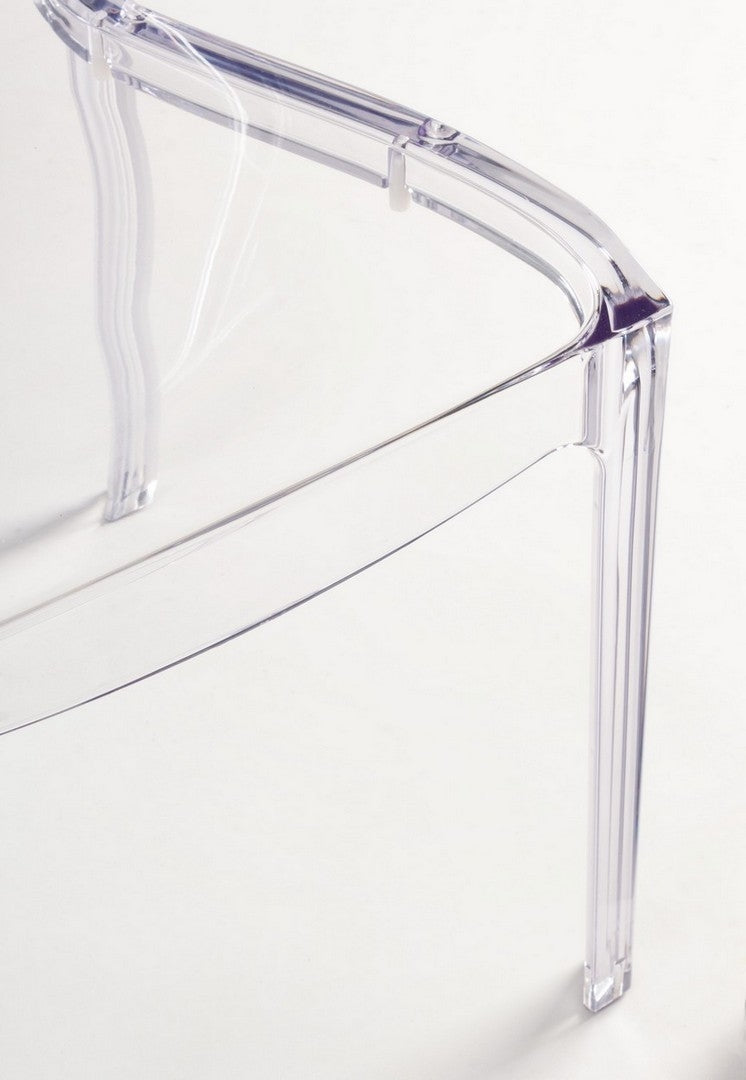 Scaun din plastic Ashley Transparent, l52xA52xH81 cm (6)