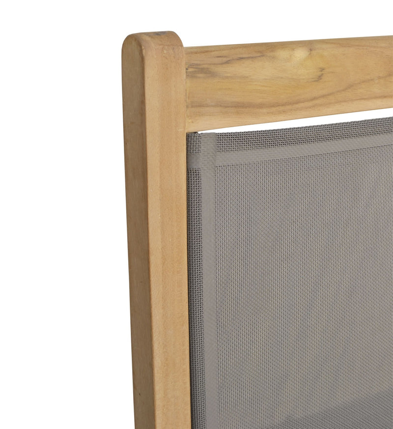 Scaun pliabil pentru gradina / terasa, din lemn, Screen Arm Natural / Gri, l55xA60xH90 cm (8)