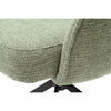 Set 2 scaune rotative tapitate cu stofa si picioare metalice, Bangor Verde Olive / Negru, l57xA66x92 cm (7)