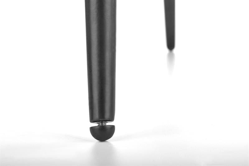 Scaun tapitat cu stofa si picioare metalice, Kai-440 Velvet Gri inchis / Albastru / Negru, l60xA58xH82 cm (8)
