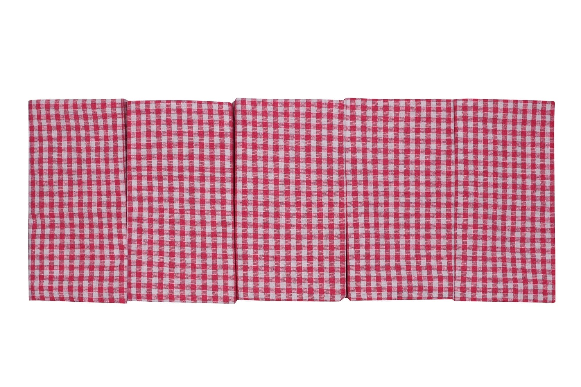 Asir Set 10 prosoape de bucatarie din bumbac Ekose Roz / Alb, 46 x 76 cm