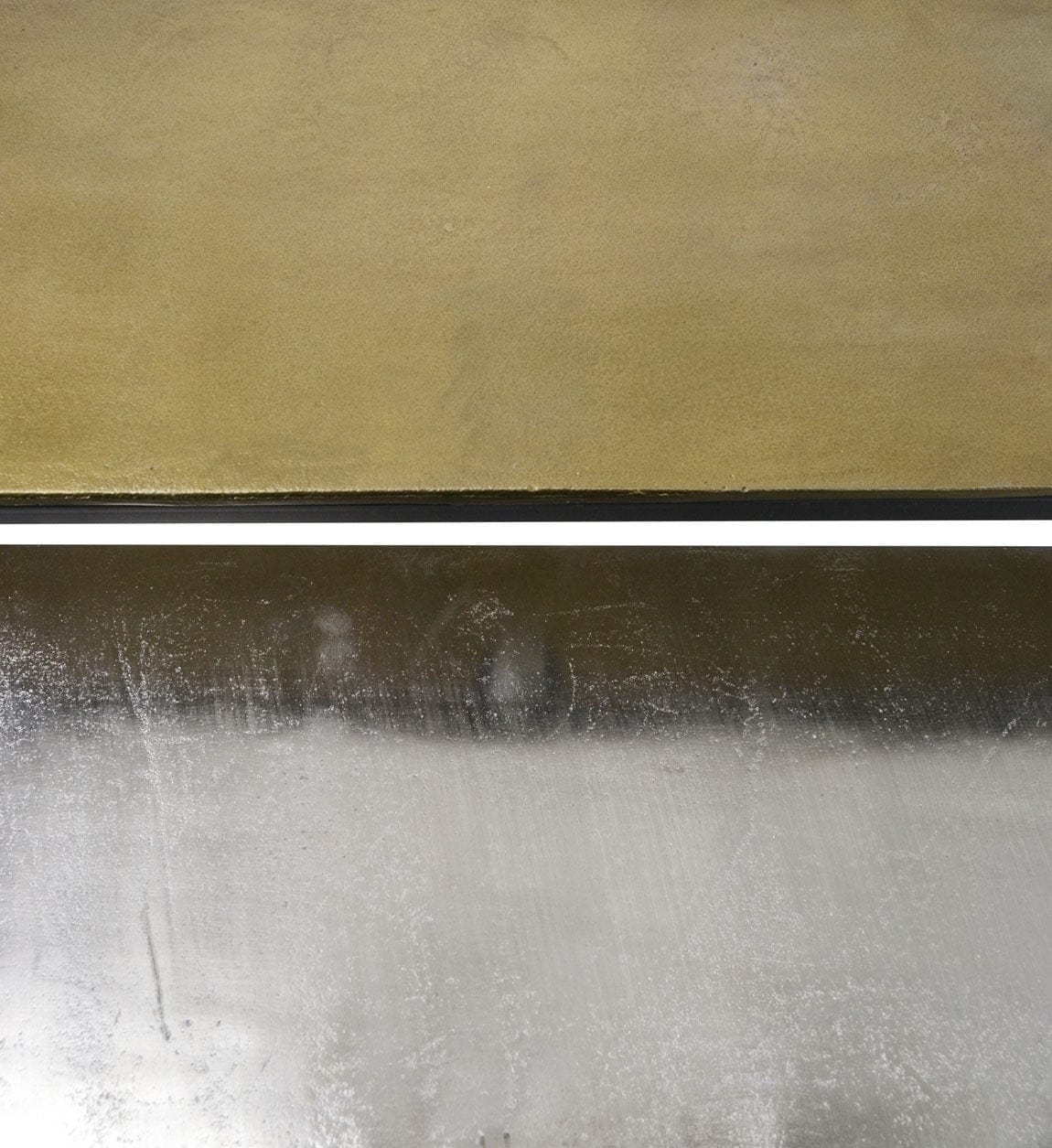 Set 2 console din metal Antique Alama / Crom, l120xA25xH80 / l100xA25xH70 cm (5)