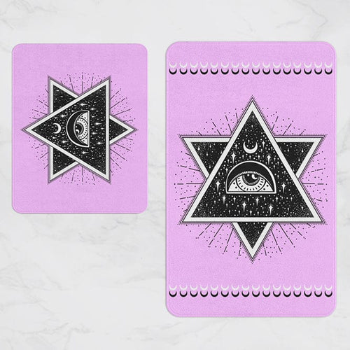 Set 2 covorase pentru baie antiderapante din poliester, Digital 11 Multicolor, 40 x 60 / 60 x 90 cm