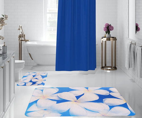 Set 2 covorase pentru baie antiderapante din poliester, Digital 49 Multicolor, 50 x 70 / 70 x 100 cm