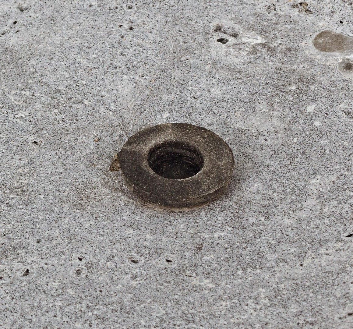 Set 2 ghivece din fibra de sticla si argila, Cement Square Gri, L47xl47xH47 / L36xl36xH36 cm (2)