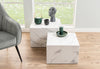 Set 2 mese de cafea din MDF, Dice Alb, L58xl58xH40 cm / L50xl50xH33 cm (4)