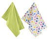 Set 2 prosoape de bucatarie din bumbac, Bubbles Multicolor, 50 x 70 cm