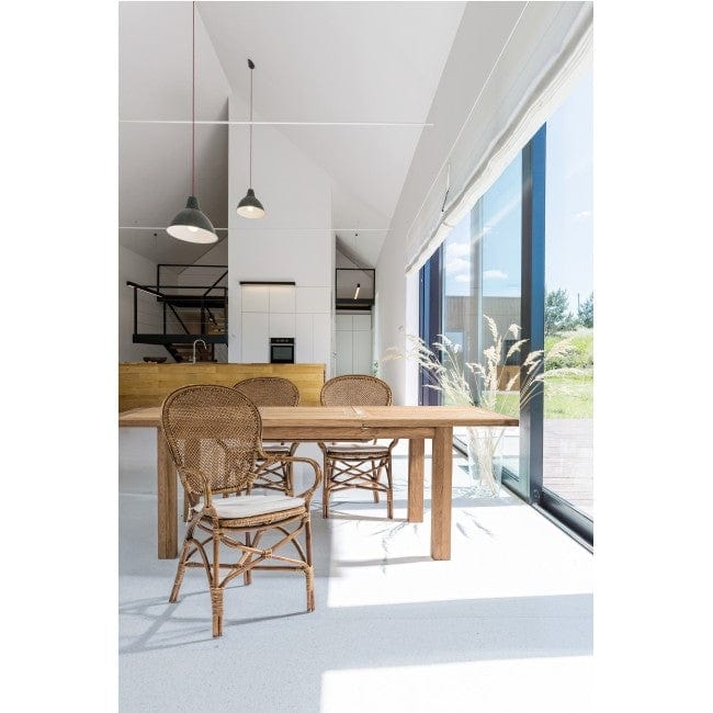 Set 2 scaune din ratan Edelina W Honey, l55xA62xH96 cm (2)