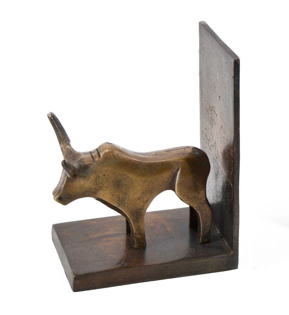 Set 2 suporturi pentru carti din aluminiu, Bull Aramiu, l34xA11xH22 cm (2)