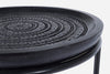 Set 3 mese de cafea din lemn de mango si metal Kirtan Round Negru, Ø45xH46 cm / Ø38xH41 cm / Ø28xH36 cm (5)
