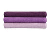 Asir Set 3 prosoape baie din bumbac, Beverly Hills Polo Club 402 Lila / Mov / Violet, 70 x 140 cm