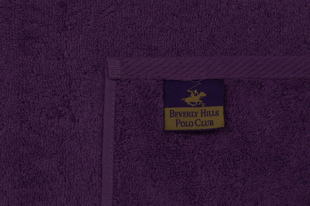 Set 3 prosoape baie din bumbac, Beverly Hills Polo Club 402 Lila / Mov / Violet, 70 x 140 cm (7)