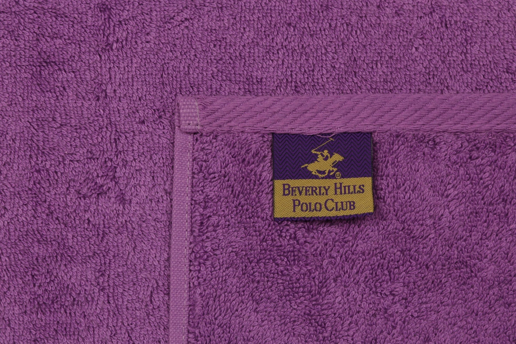 Set 3 prosoape baie din bumbac, Beverly Hills Polo Club 402 Lila / Mov / Violet, 70 x 140 cm (9)