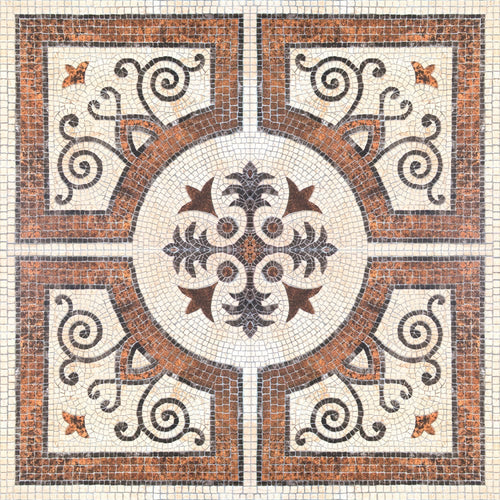 Set 3 role Tapet Imprimat Digital Byzantine tile