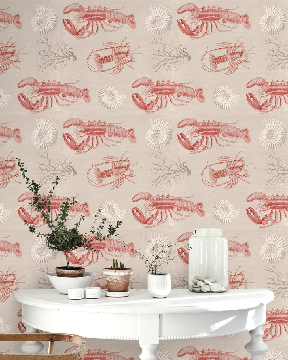 Set 3 role Tapet Imprimat Digital Lobster Taupe (1)