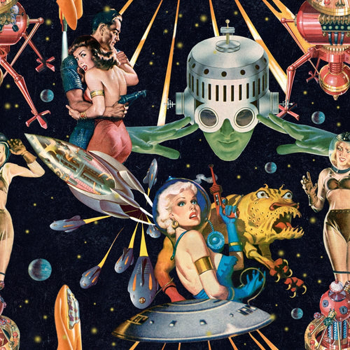 Set 3 role Tapet Imprimat Digital Other Worlds