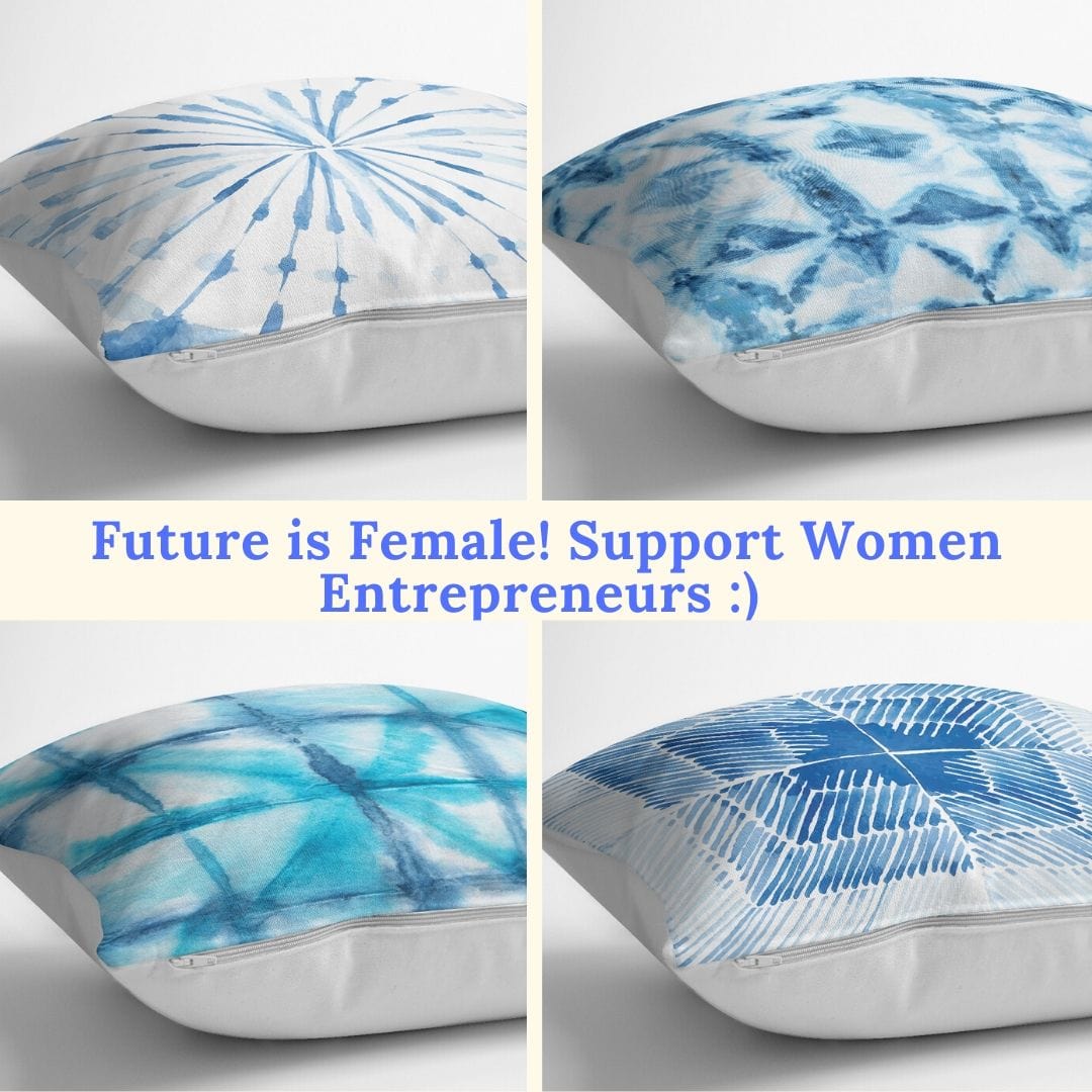 Hillkar Global Set 4 fete perna decorative din poliester si bumbac, Ali RKYK135 Multicolor, 43 x 43 cm