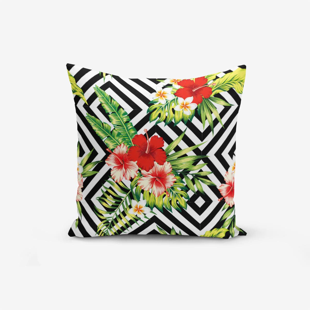 Hillkar Global Set 4 fete perna decorative din poliester si bumbac, Ali RKYK136 Multicolor, 43 x 43 cm