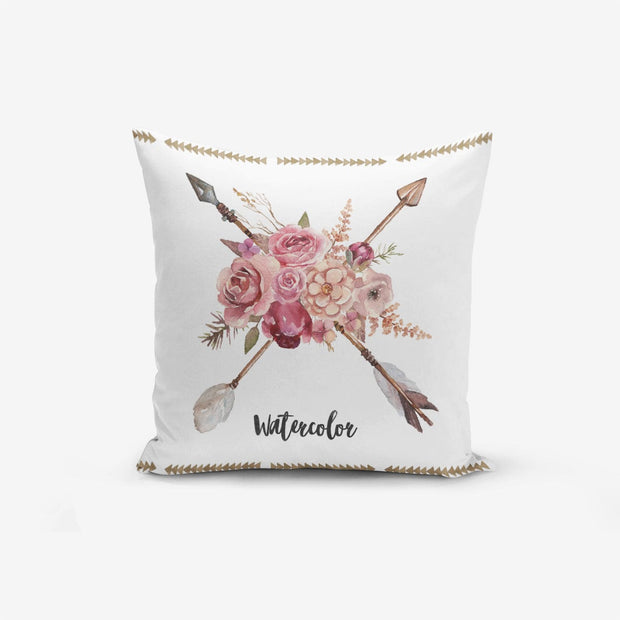 Hillkar Global Set 4 fete perna decorative din poliester si bumbac, Amira RKYK148 Multicolor, 43 x 43 cm