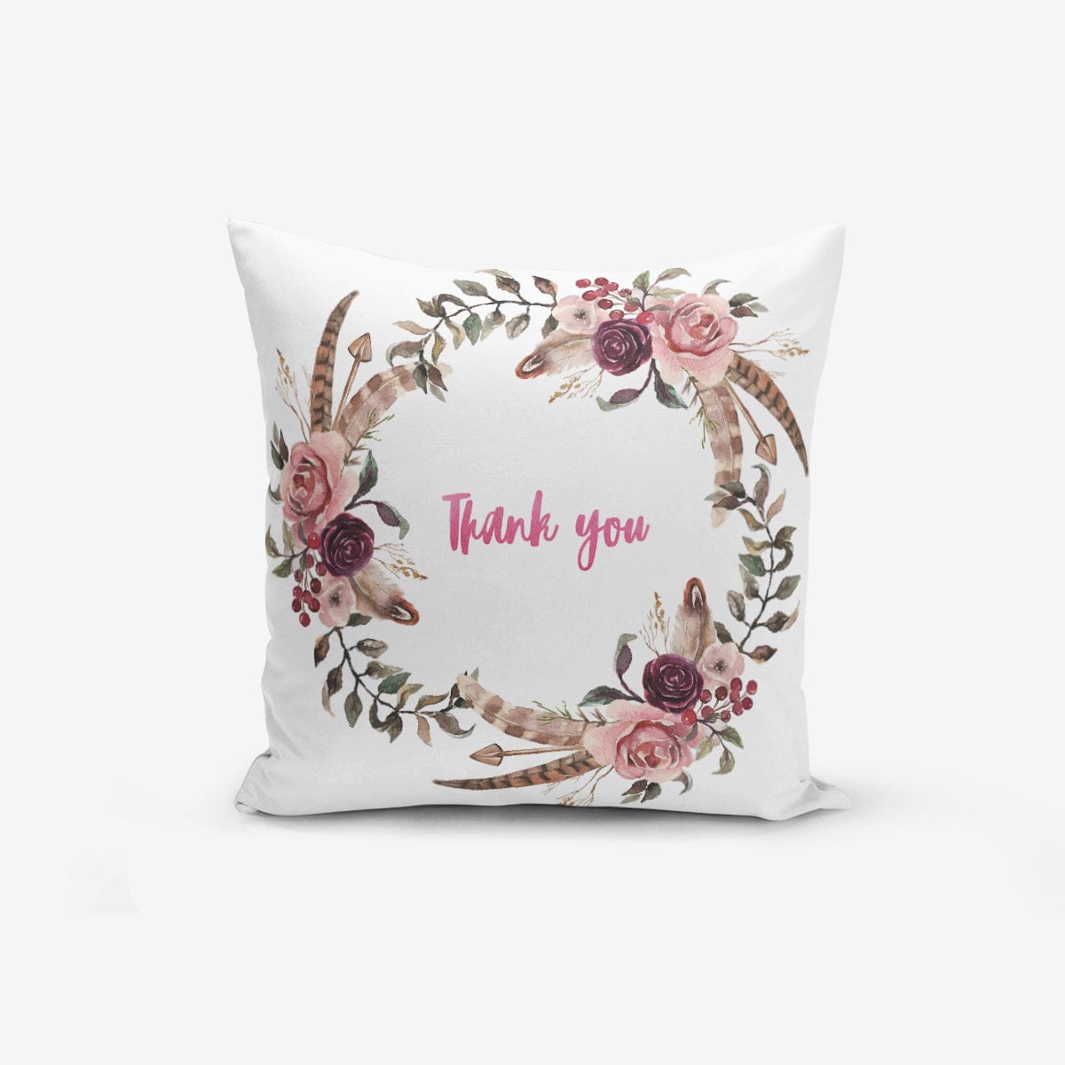 Hillkar Global Set 4 fete perna decorative din poliester si bumbac, Amira RKYK148 Multicolor, 43 x 43 cm