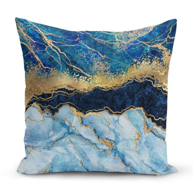 Hillkar Global Set 4 fete perna decorative din poliester si bumbac, Asli RKYK153 Multicolor, 43 x 43 cm