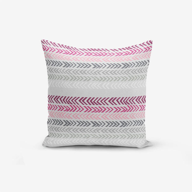 Hillkar Global Set 4 fete perna decorative din poliester si bumbac, Bade RKYK130 Multicolor, 43 x 43 cm