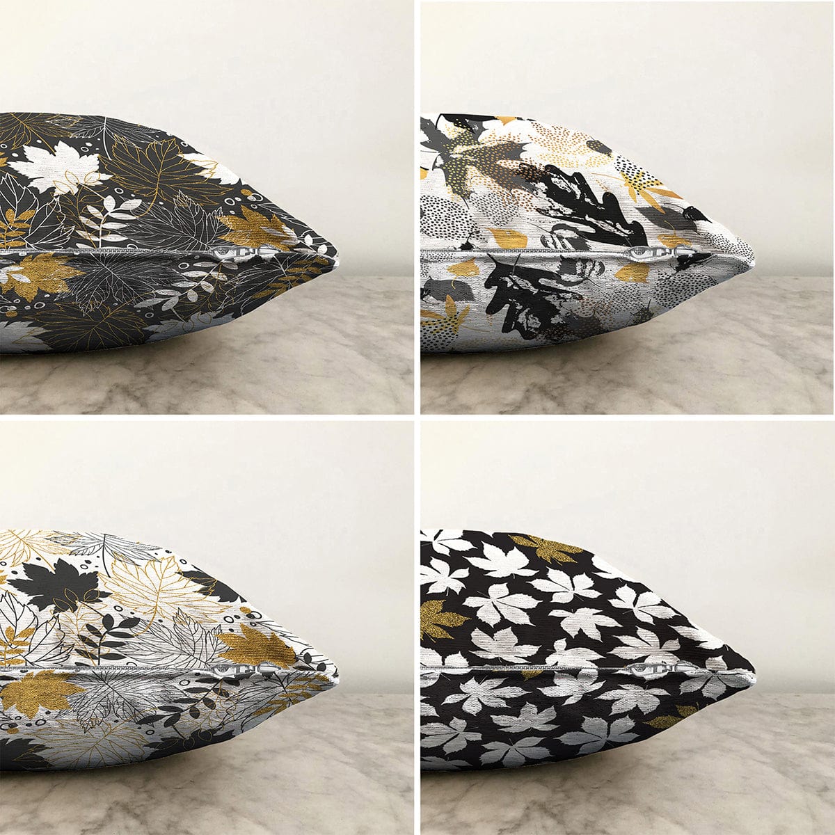 Hillkar Global Set 4 fete perna decorative din poliester si bumbac, Derya RKYK382 Multicolor, 43 x 43 cm