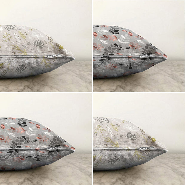 Hillkar Global Set 4 fete perna decorative din poliester si bumbac, Derya RKYK383 Multicolor, 43 x 43 cm