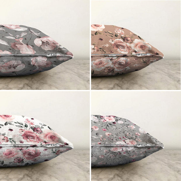 Hillkar Global Set 4 fete perna decorative din poliester si bumbac, Derya RKYK384 Multicolor, 43 x 43 cm