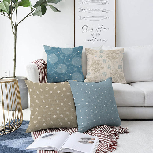 Hillkar Global Set 4 fete perna decorative din poliester si bumbac, Dicle RKYK350 Multicolor, 43 x 43 cm