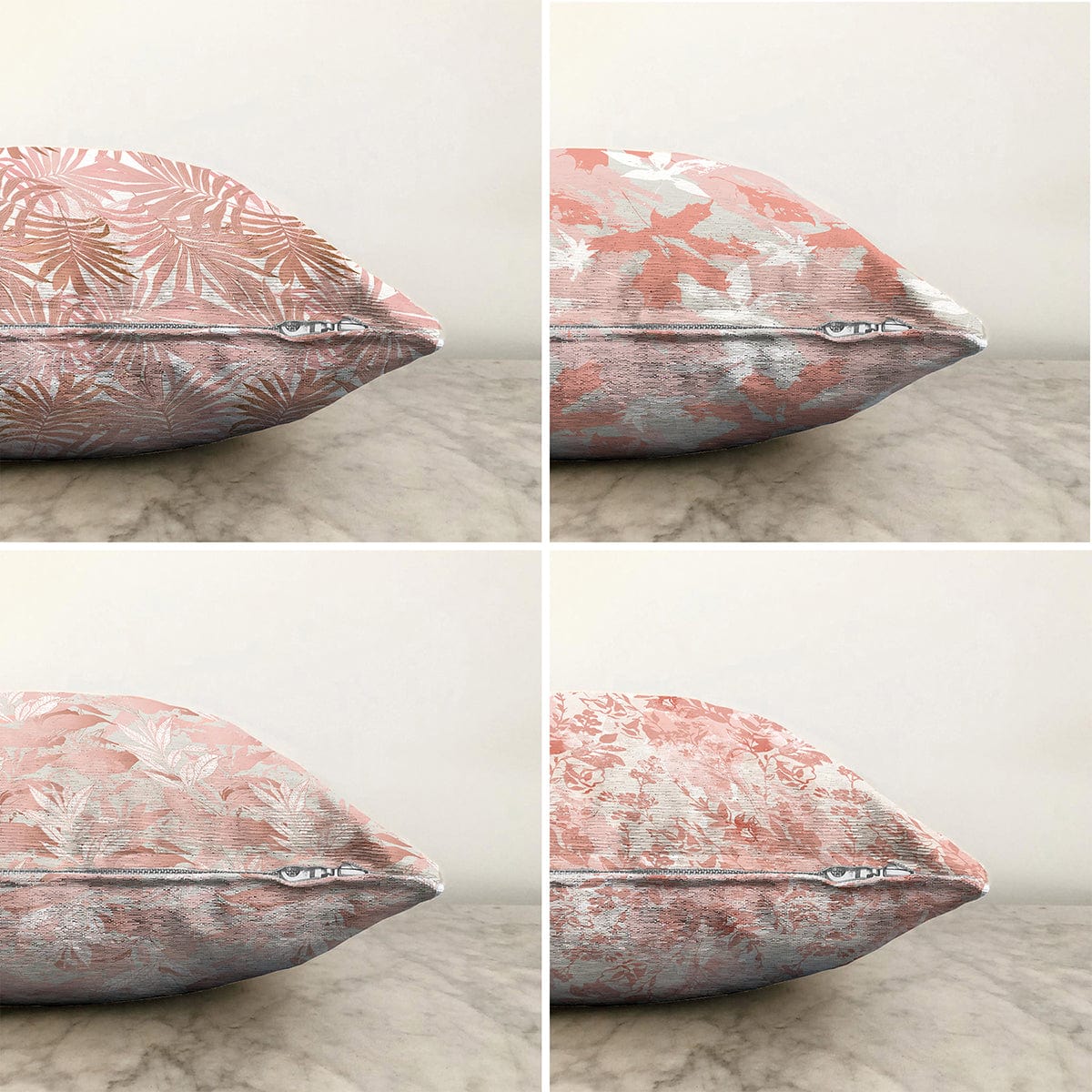 Hillkar Global Set 4 fete perna decorative din poliester si bumbac, Ece RKYK196 Multicolor, 43 x 43 cm