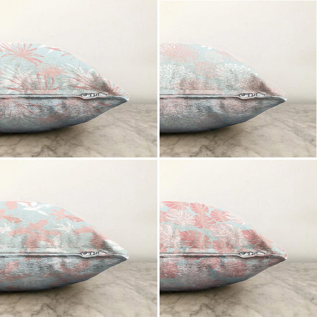 Hillkar Global Set 4 fete perna decorative din poliester si bumbac, Ece RKYK197 Multicolor, 43 x 43 cm