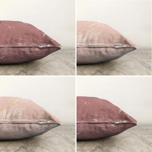 Hillkar Global Set 4 fete perna decorative din poliester si bumbac, Guven RKYK431 Multicolor, 43 x 43 cm