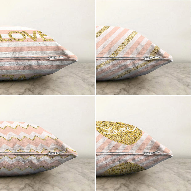 Hillkar Global Set 4 fete perna decorative din poliester si bumbac, Guven RKYK435 Multicolor, 43 x 43 cm