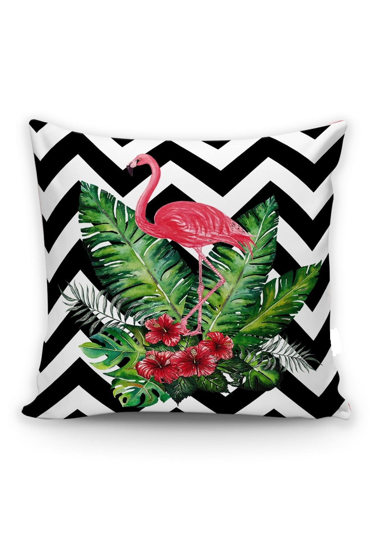 Hillkar Global Set 4 fete perna decorative din poliester si bumbac, Kenan RKYK160 Multicolor, 43 x 43 cm