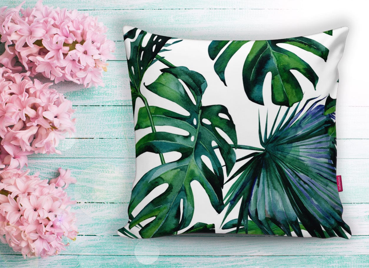 Hillkar Global Set 4 fete perna decorative din poliester si bumbac, Lale RKYK120 Multicolor, 43 x 43 cm