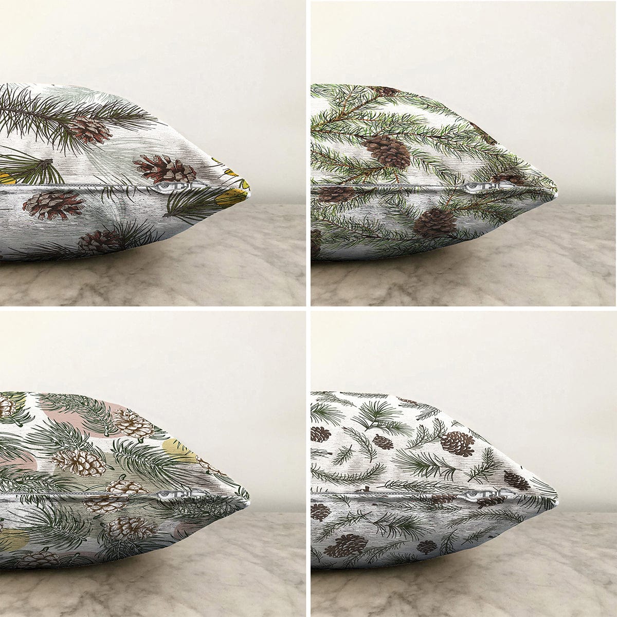 Hillkar Global Set 4 fete perna decorative din poliester si bumbac, Melike RKYK373 Multicolor, 43 x 43 cm