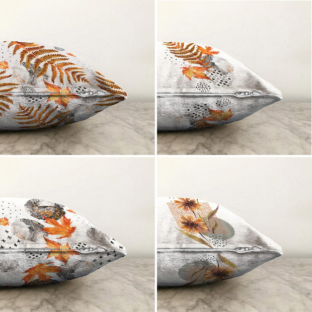 Hillkar Global Set 4 fete perna decorative din poliester si bumbac, Mete RKYK189 Multicolor, 43 x 43 cm