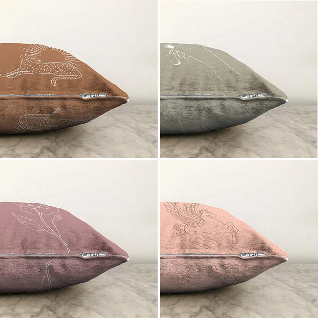 Hillkar Global Set 4 fete perna decorative din poliester si bumbac, Mete RKYK420 Multicolor, 43 x 43 cm