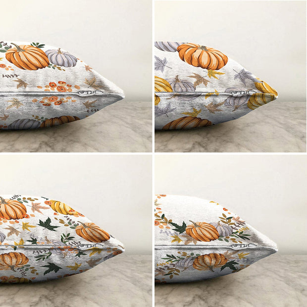 Hillkar Global Set 4 fete perna decorative din poliester si bumbac, Omer RKYK389 Multicolor, 43 x 43 cm