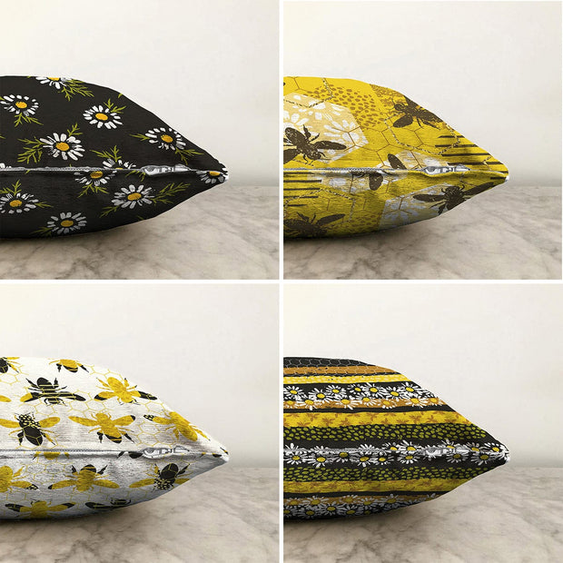 Hillkar Global Set 4 fete perna decorative din poliester si bumbac, Seher RKYK302 Multicolor, 43 x 43 cm