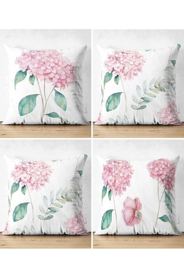 Hillkar Global Set 4 fete perna decorative din poliester si bumbac, Suet RKYK454 Multicolor, 43 x 43 cm